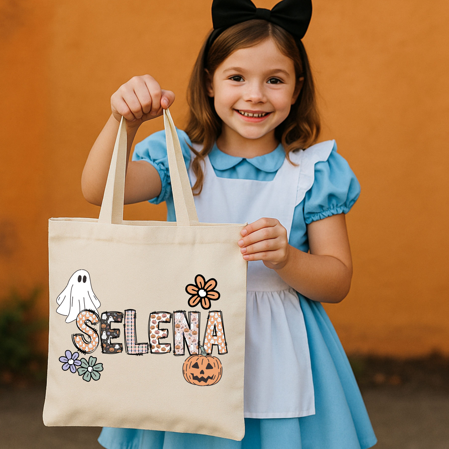 Personalized Trick-or-Treat Tote Bag