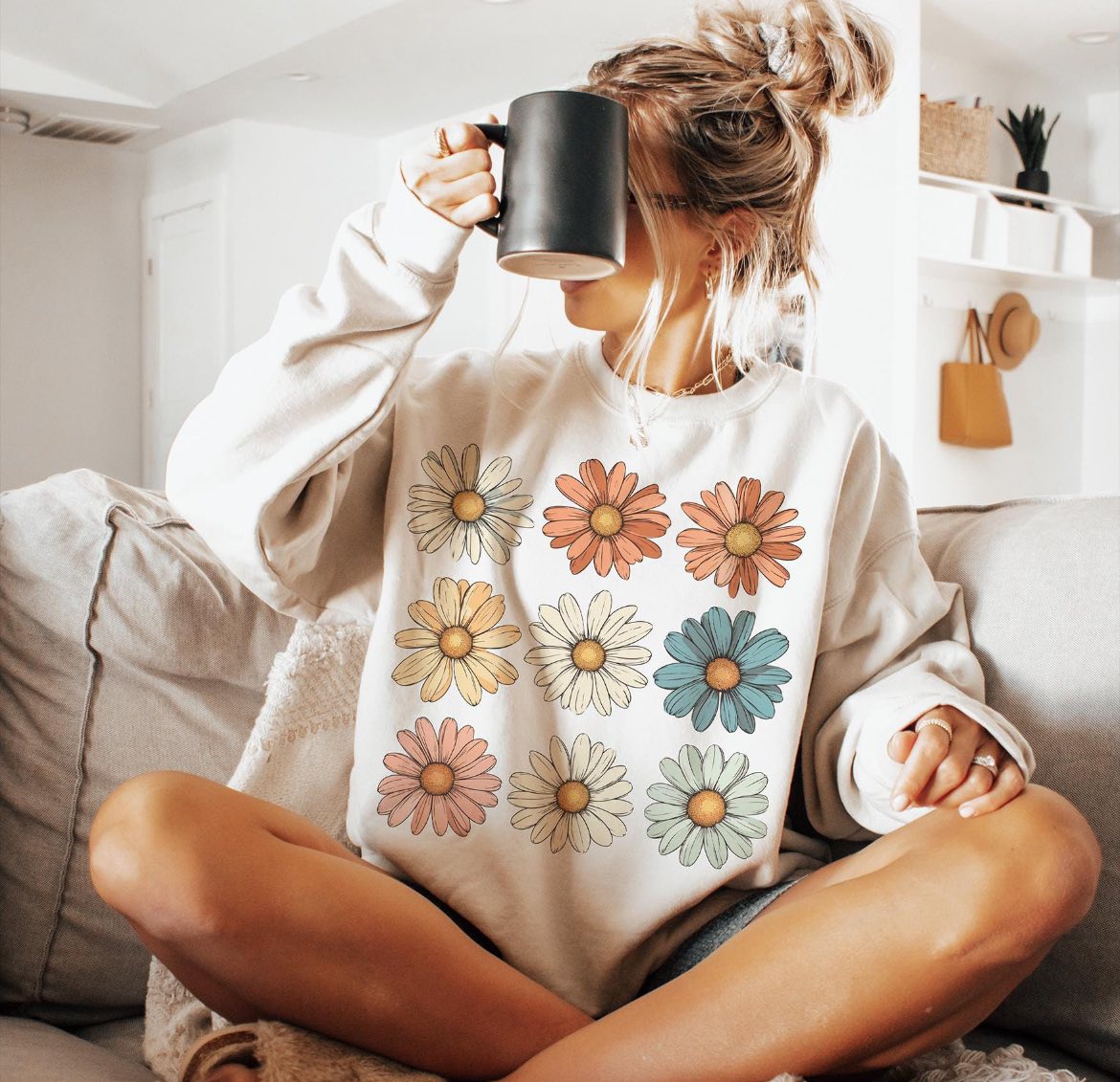 Floral Three Rows