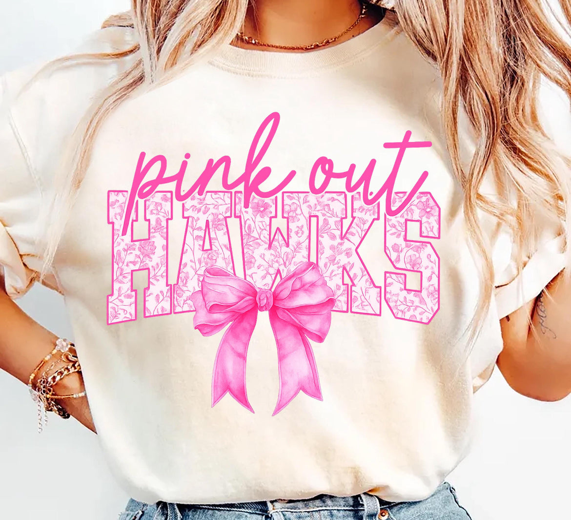 Pink Floral Hawks