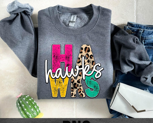 Distressed Leopard Hawks