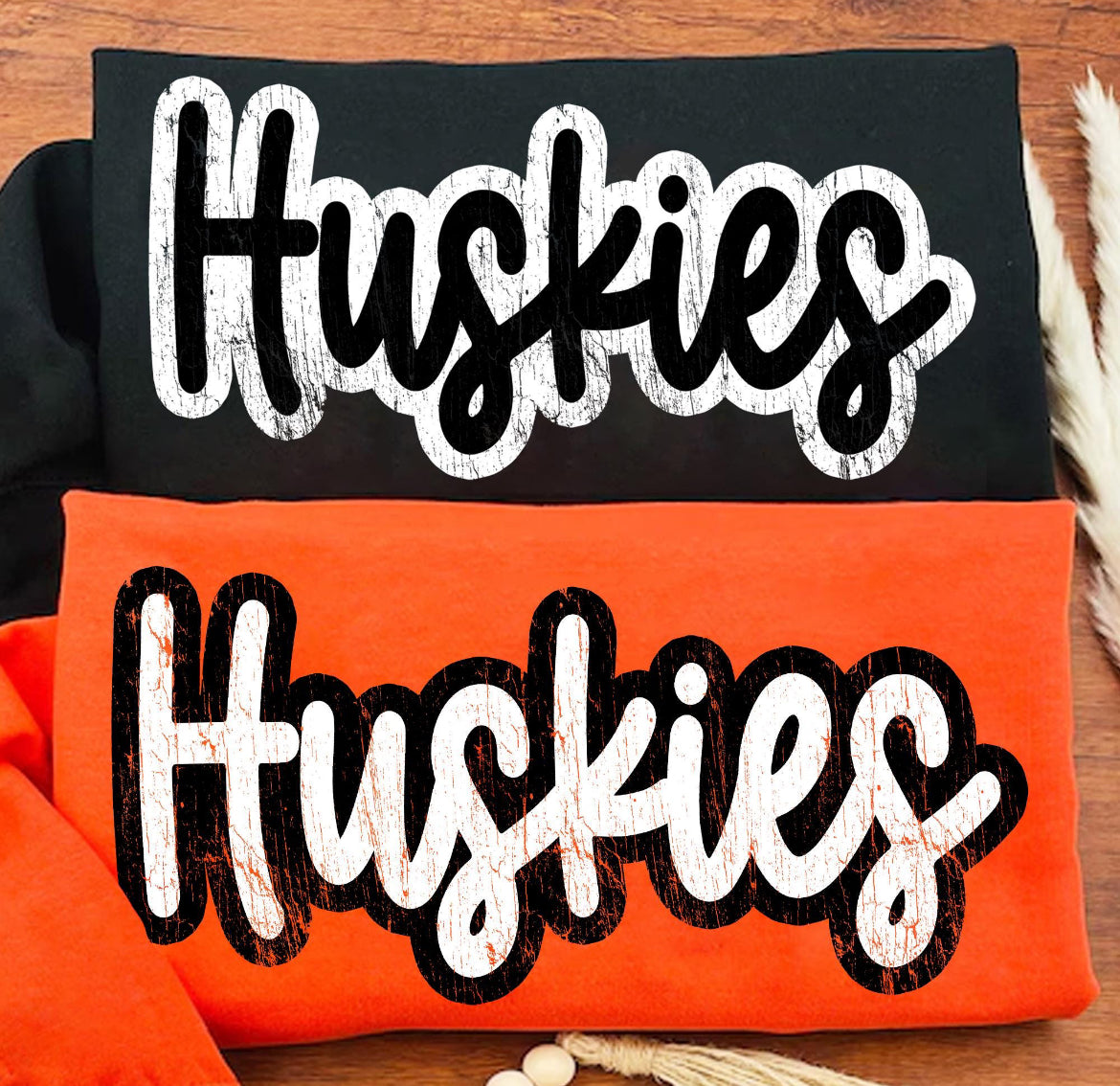 Classic Huskies Script Sweatshirt