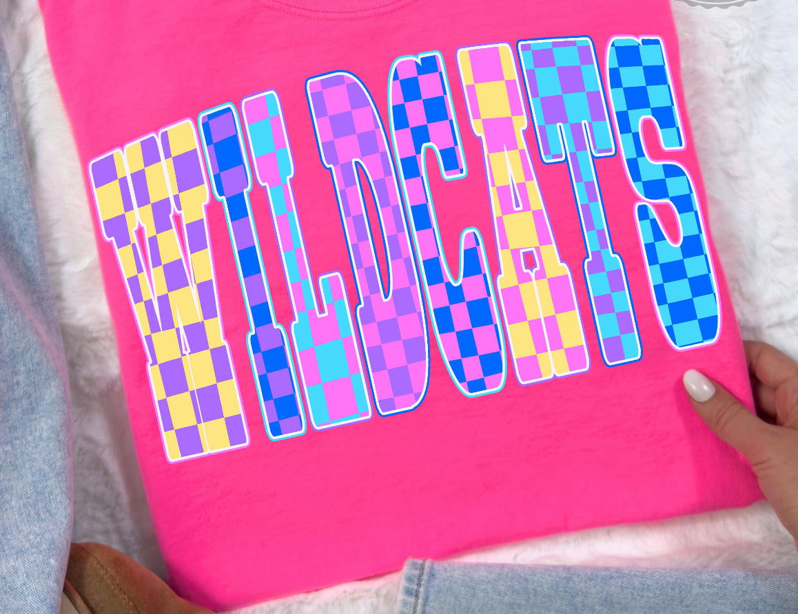 Wildcats Retro Colorblock Crewneck