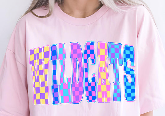 Wildcats Retro Colorblock Crewneck