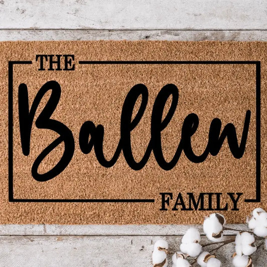 Custom Name Door mat