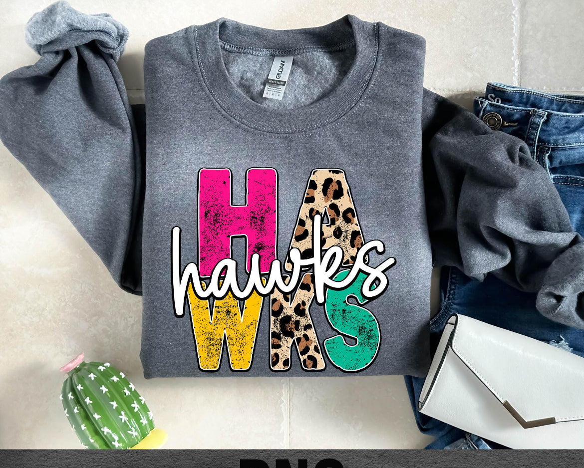 Distressed Leopard Hawks