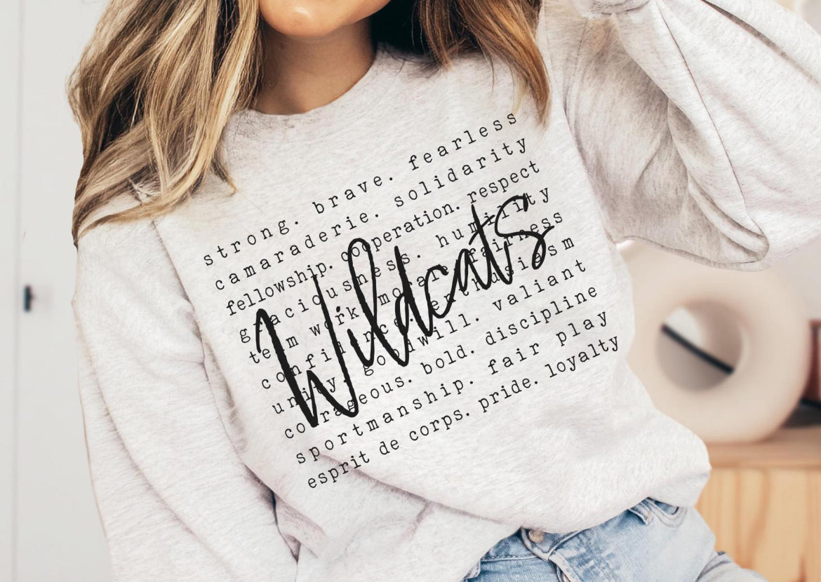 Wildcats Dictionary Sweatshirt